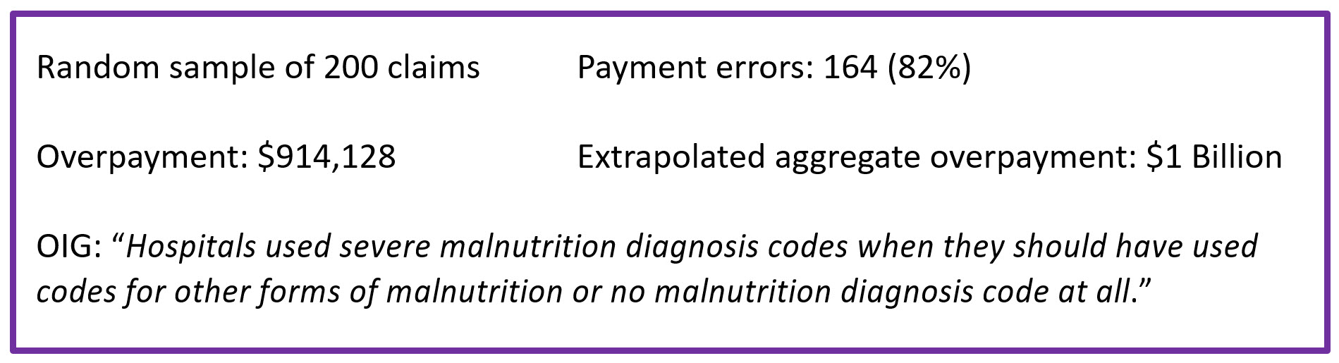 The Solution to Severe Malnutrition Denials Pinson & Tang